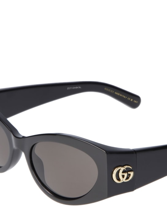 Gucci: Katzenaugen-Sonnenbrille aus Acetat „GG1401S“ - Schwarz - women_1 | Luisa Via Roma
