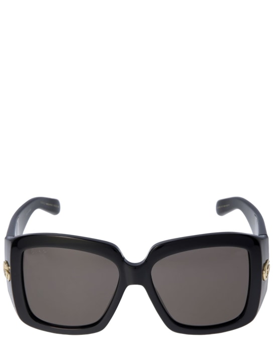 Gucci: GG1402S Square acetate sunglasses - Siyah - women_0 | Luisa Via Roma