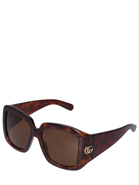 Gucci: GG1402S Square acetate sunglasses - Havana - women_1 | Luisa Via Roma