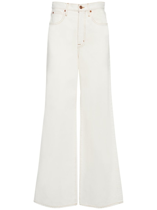Slvrlake: Jeans aus Baumwolldenim „Eva“ - Natur Weiß - women_0 | Luisa Via Roma