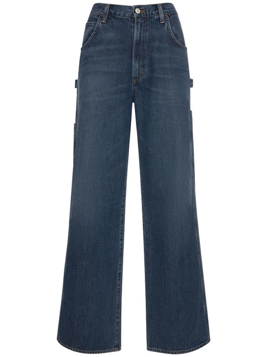Agolde: Carpenter-Jeans aus Baumwolldenim „Magda“ - Blau - women_0 | Luisa Via Roma