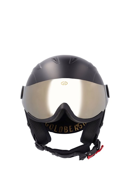 Goldbergh: Glam ski helmet w/ visor - women_0 | Luisa Via Roma