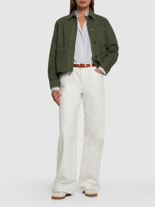 ASPESI: Jacke aus Baumwolle - Militärgrün - women_1 | Luisa Via Roma