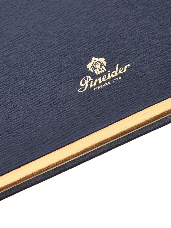 Pineider: Milano notebook - Blue - ecraft_3 | Luisa Via Roma