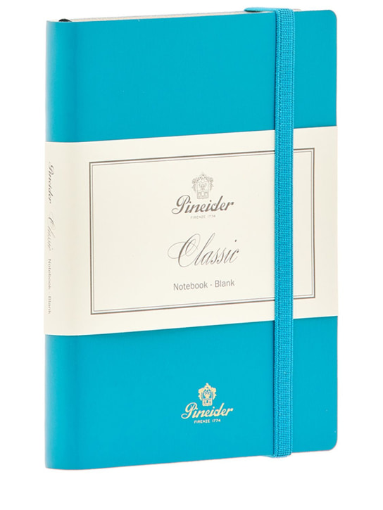 Pineider: Classic notebook - Blue - ecraft_0 | Luisa Via Roma