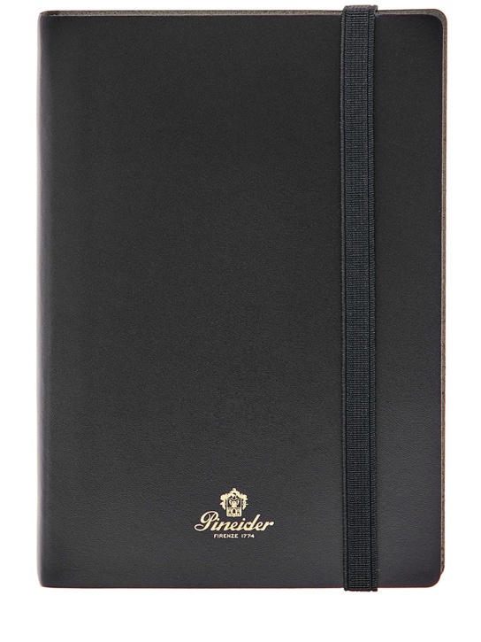 Pineider: Classic notebook - Black - ecraft_1 | Luisa Via Roma