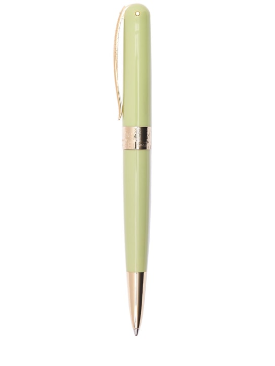Pineider: Air ballpoint pen w/ gold trim - Yeşil - ecraft_0 | Luisa Via Roma