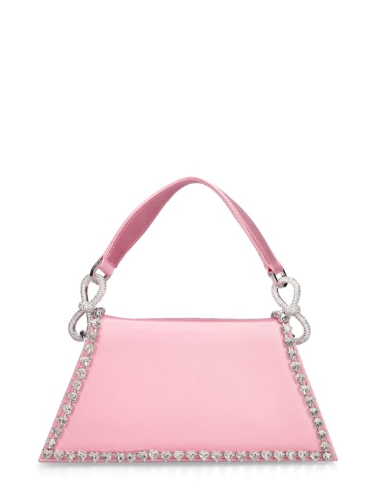Mach & Mach: Medium Samantha satin top handle bag - Pink - women_0 | Luisa Via Roma