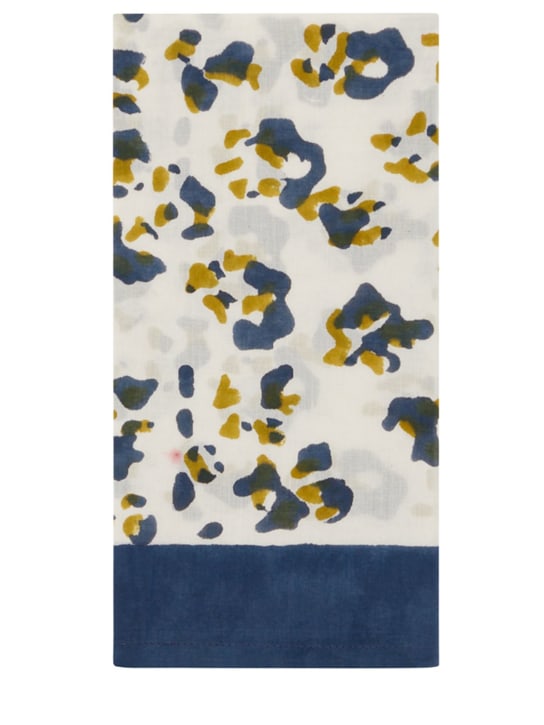 LISA CORTI: Lot de 4 serviettes de table à rayures - Multicolore - ecraft_0 | Luisa Via Roma