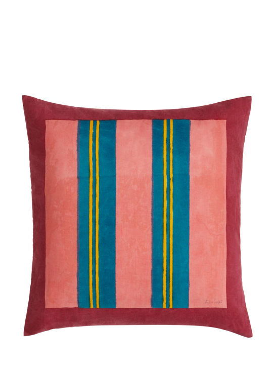 LISA CORTI: Gold Damask Design cushion - Multicolor - ecraft_0 | Luisa Via Roma