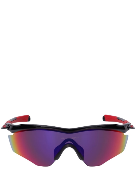 Oakley: M2 frame XL Prizm mask sunglasses - Black/Multi - men_0 | Luisa Via Roma