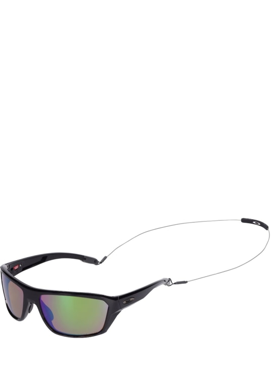Oakley: Split Shot Prizm squared sunglasses - Black/Multi - women_1 | Luisa Via Roma