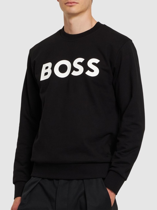 Boss: Soleri 02 logo sweatshirt - men_2 | Luisa Via Roma
