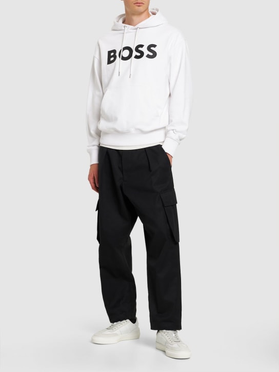 Boss: Sullivan 16 logo hoodie - men_1 | Luisa Via Roma
