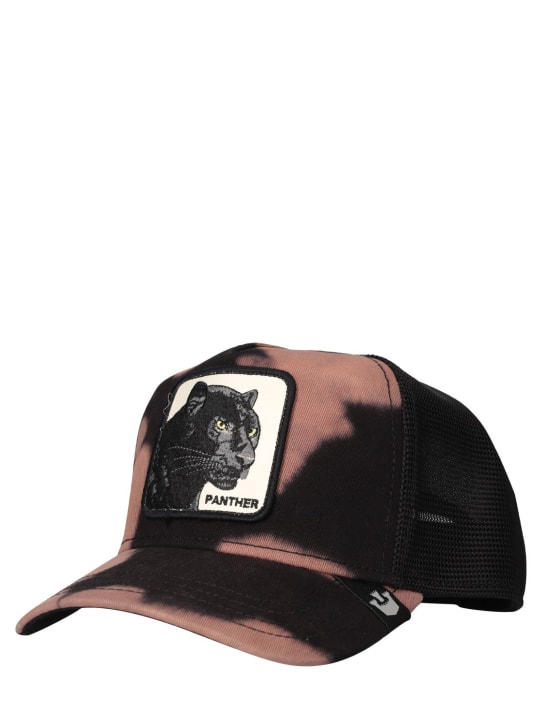 Goorin Bros: Acid panther trucker hat w/ patch - Siyah - men_1 | Luisa Via Roma