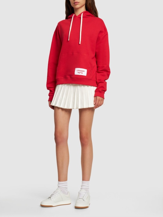 Charles Jeffrey LOVERBOY: Ears sweatshirt hoodie - Red - women_1 | Luisa Via Roma