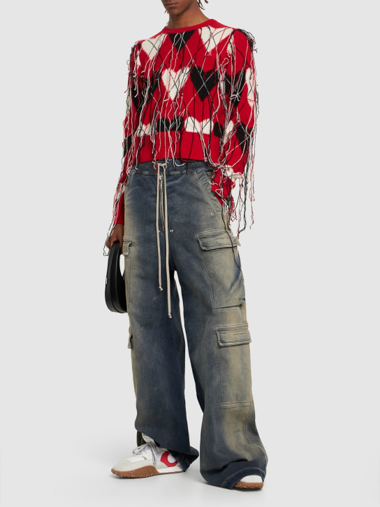 Charles Jeffrey LOVERBOY: Guddle sweater - Kırmızı - men_1 | Luisa Via Roma