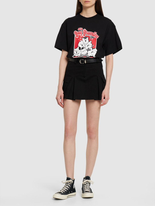 Charles Jeffrey LOVERBOY: Graphic Tシャツ - ブラック/レッド - women_1 | Luisa Via Roma