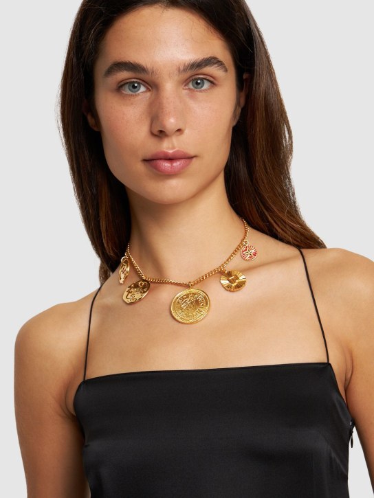 Rabanne: Rabanne Pastille collar necklace - women_1 | Luisa Via Roma