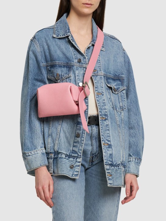 Osoi: Pecan Brot leather shoulder bag - Vintage Pink - women_1 | Luisa Via Roma