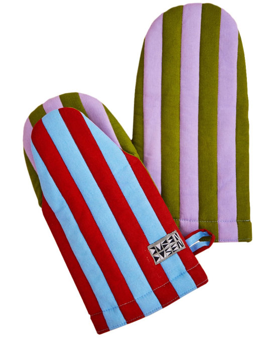 Dusen Dusen: Eggplant cotton oven mitt - ecraft_2 | Luisa Via Roma