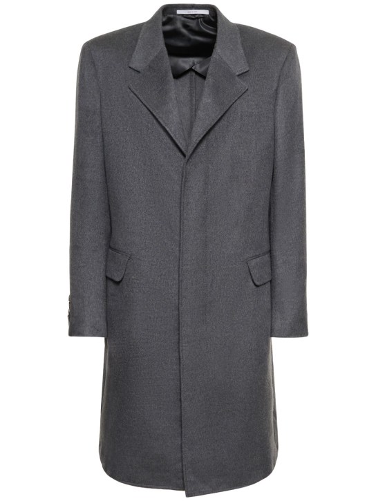 Gabriela Hearst: Samuel silk coat - Dark Grey - men_0 | Luisa Via Roma