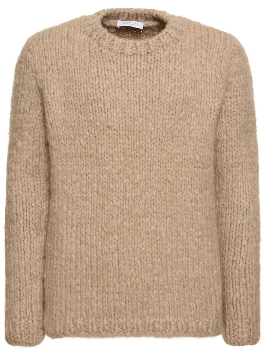 Gabriela Hearst: Lawrence cashmere sweater - Oatmeal - men_0 | Luisa Via Roma