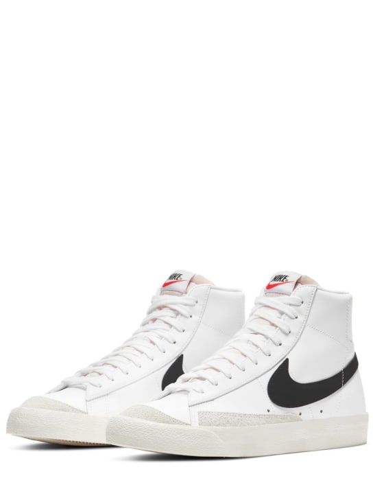 Nike: Blazer Mid '77 Vintage sneakers - White/Black - men_1 | Luisa Via Roma