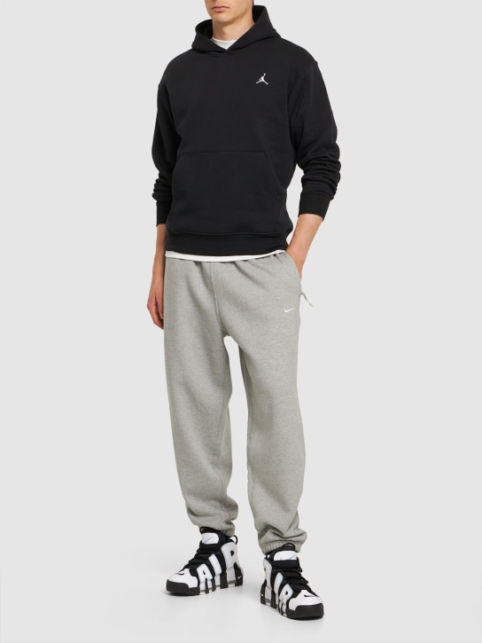 Nike: Pantalones de algodón - Dk Grey Heather - men_1 | Luisa Via Roma
