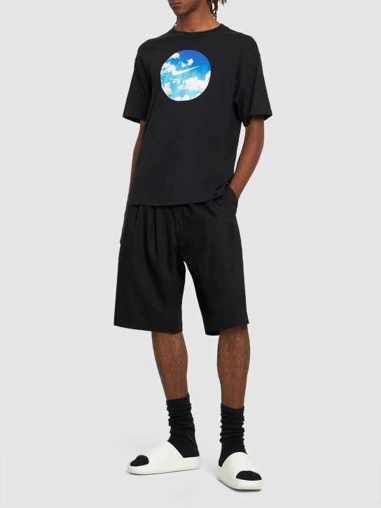 Nike: T-Shirt aus Baumwolle „Solo Swoosh“ - men_1 | Luisa Via Roma
