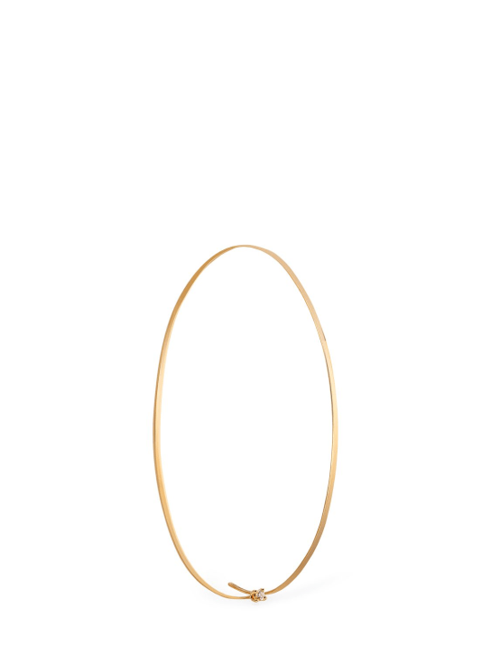 INBILICO: 18kt Gold- und Diamant-Mono-Ohrring „Sun Hoop“ - Gold/Diamond - women_0 | Luisa Via Roma