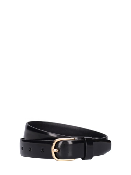 Toteme: Slim leather belt - women_0 | Luisa Via Roma