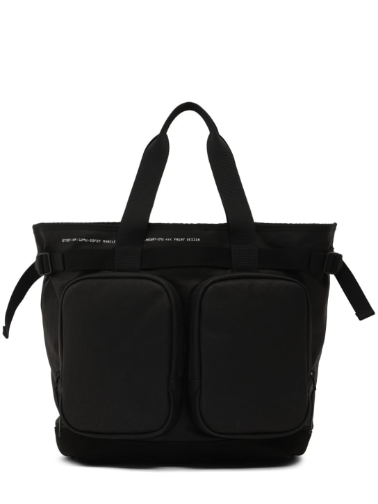 Moncler Genius: Moncler x FRGMT cotton tote bag - Black - women_0 | Luisa Via Roma