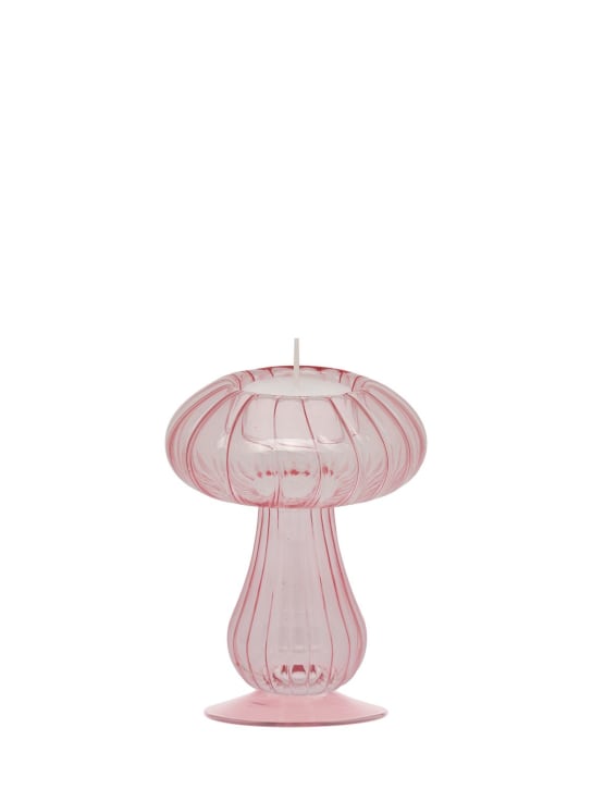 Johanna Ortiz: Set of 4 glass candle holders - Pink - ecraft_0 | Luisa Via Roma