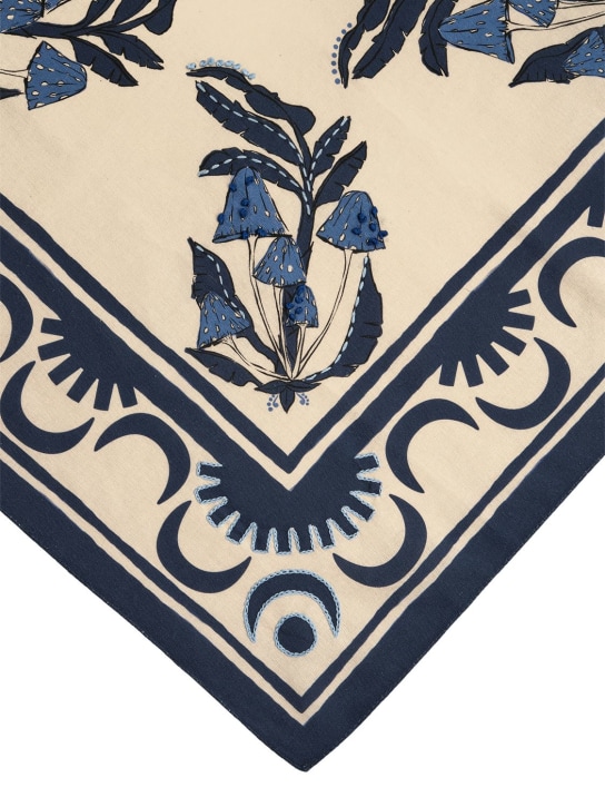 Johanna Ortiz: Set of 4 cotton napkins - Blue - ecraft_3 | Luisa Via Roma