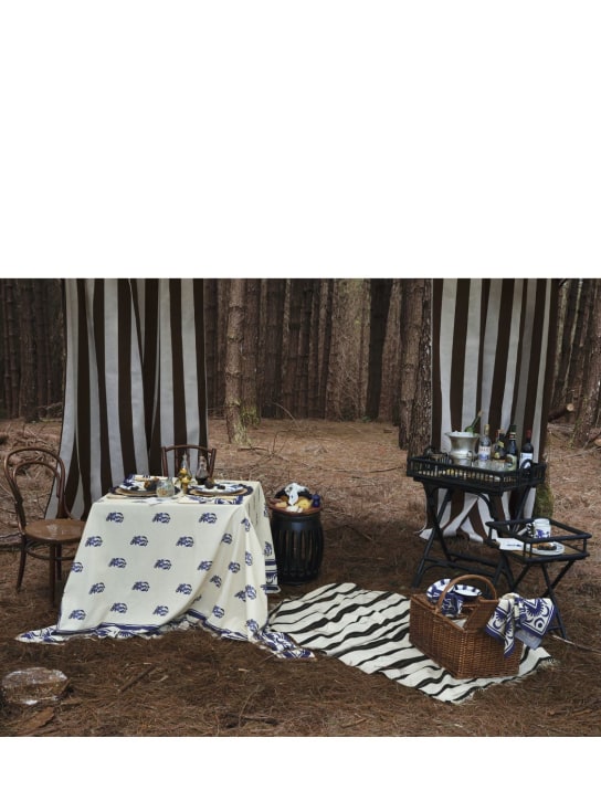 Johanna Ortiz: Cotton table cloth - Blue - ecraft_1 | Luisa Via Roma