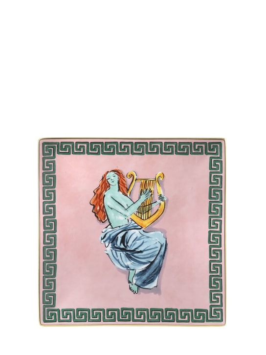 Ginori 1735: 스퀘어 도자기 발렛 트레이 - 핑크 - ecraft_0 | Luisa Via Roma