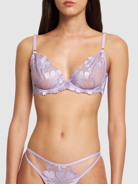 Bluebella: Colette lace wired bra - Lilac - women_1 | Luisa Via Roma