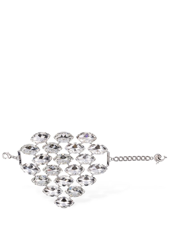 Pucci: Crystal drop bracelet - Silber/Kristall - women_0 | Luisa Via Roma