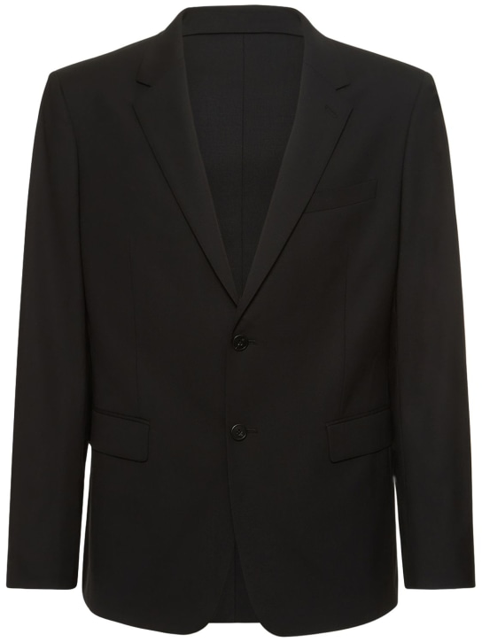 Theory: Chambers wool tailored jacket - Black - men_0 | Luisa Via Roma