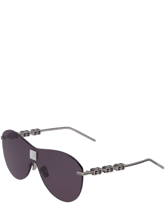 Givenchy: 4Gem mask metal sunglasses - men_1 | Luisa Via Roma