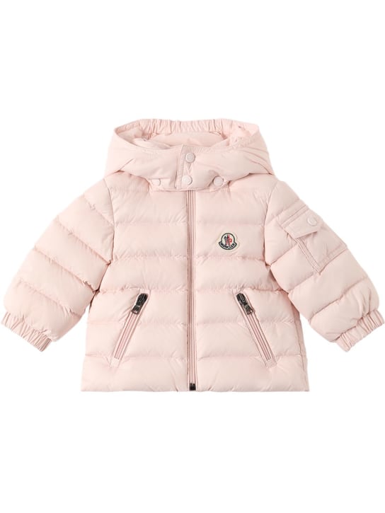 Moncler: Jules 다운 재킷 - 라이트 핑크 - kids-girls_0 | Luisa Via Roma
