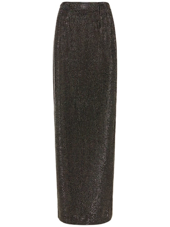 Roland Mouret: Gonna maxi Diamante / decorazioni - Nero - women_0 | Luisa Via Roma