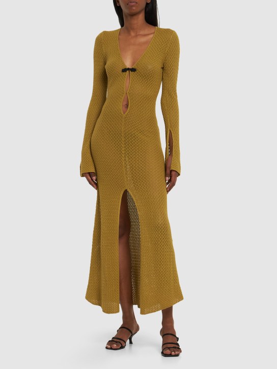 The Garment: Robe midi en coton biologique Tanzania - women_1 | Luisa Via Roma