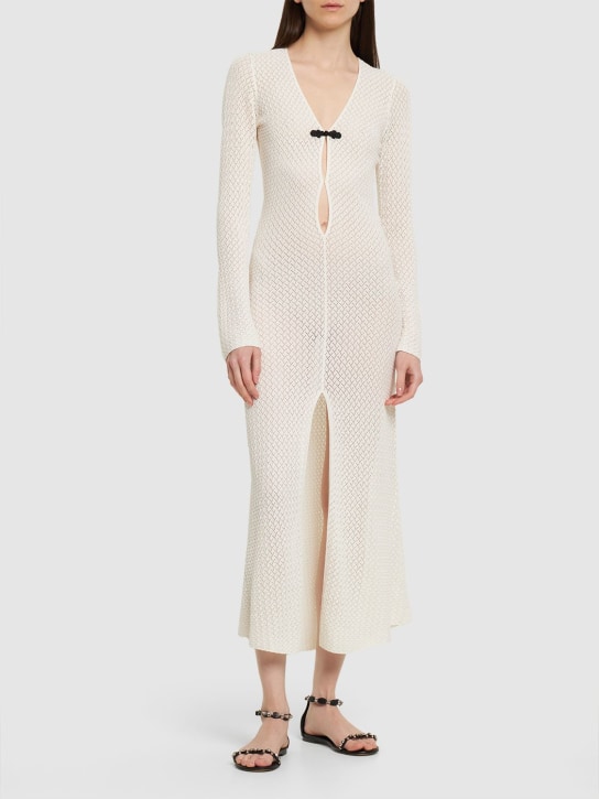The Garment: Robe midi en coton biologique Tanzania - Crème - women_1 | Luisa Via Roma