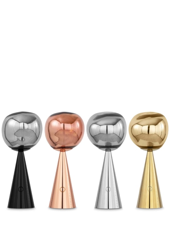 Tom Dixon: Melt portable copper LED table lamp - Copper - ecraft_5 | Luisa Via Roma