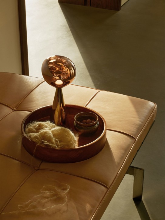 Tom Dixon: Melt portable copper LED table lamp - Copper - ecraft_3 | Luisa Via Roma