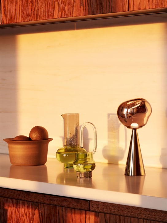 Tom Dixon: Melt portable copper LED table lamp - Copper - ecraft_2 | Luisa Via Roma