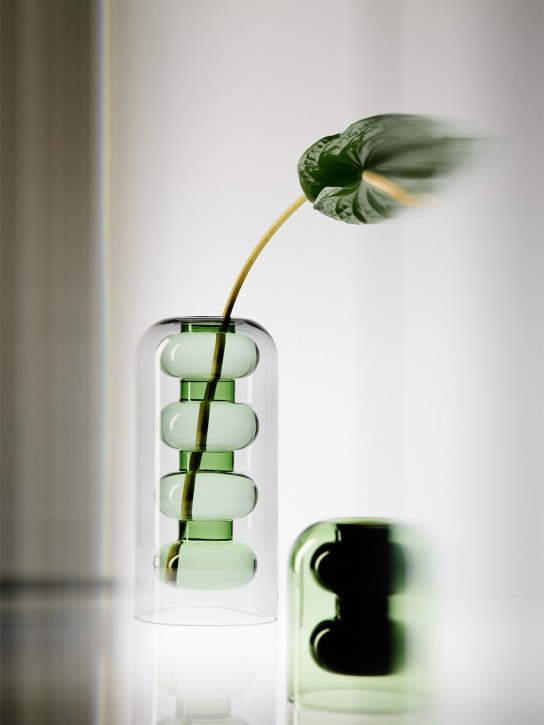 Tom Dixon: Bump tall green vase - Grün - ecraft_1 | Luisa Via Roma
