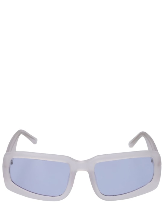 A BETTER FEELING: Soto-II Matte Glacial sunglasses - Grey/Blue - women_0 | Luisa Via Roma